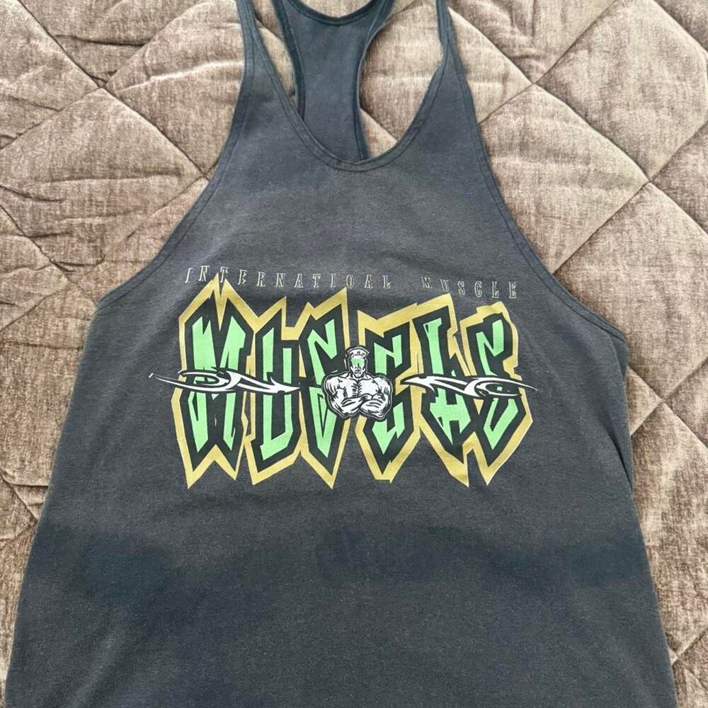 Vintage International Muscle Bodybuilding Tank Top 80s 90s